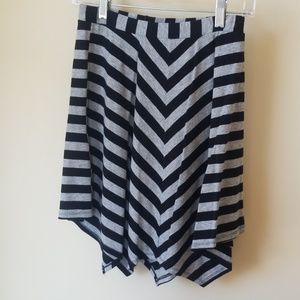 Asymmetrical Patterned Skirt